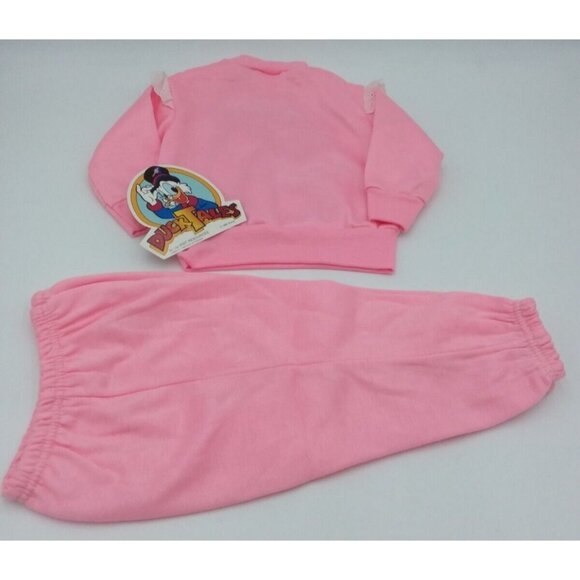 Walt Disney Duck Tales Infant Girls Activewear Set Outfit 18 Months Vintage 1986 - Picture 11 of 11